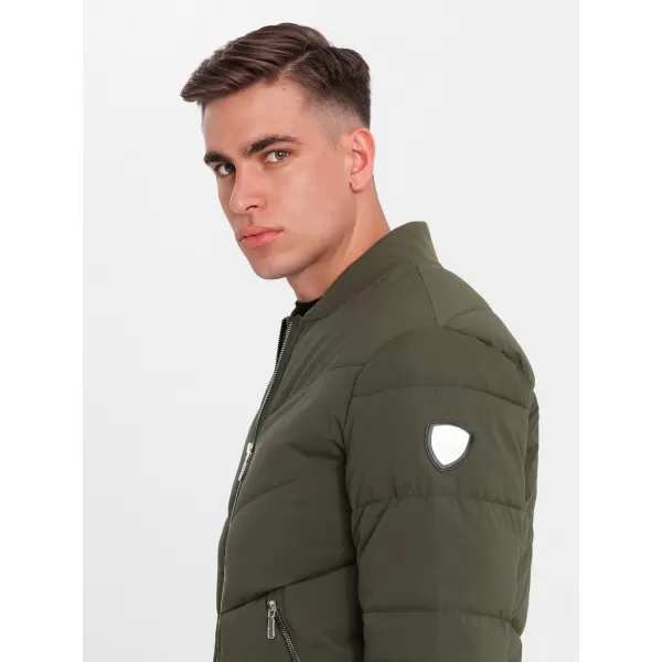 Яке OMBRE OM-JALP-0143 ТЪМНО МАСЛИНЕНО ЗЕЛЕНО 