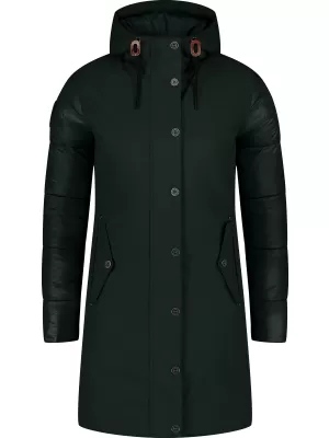 Дамско зимно палто NORDBLANC WARMHUG NBWJL8073 ТЪМНО ЗЕЛЕНО