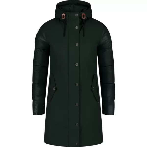  Дамско зимно палто NORDBLANC WARMHUG NBWJL8073 ТЪМНО ЗЕЛЕНО 
