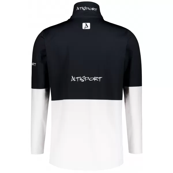  Мъжки премиум функционален термо суичър ALTISPORT VOJ/ALM051TER03 ЧЕРНО И БЯЛО 