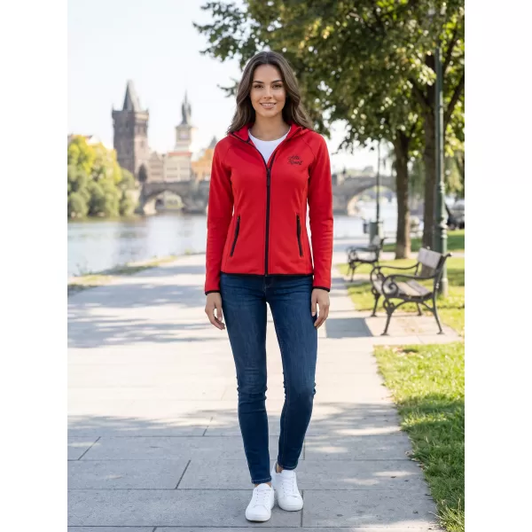  Дамски функционален спортен суичър ALTISPORT ALW056418 ЧЕРВЕНО 