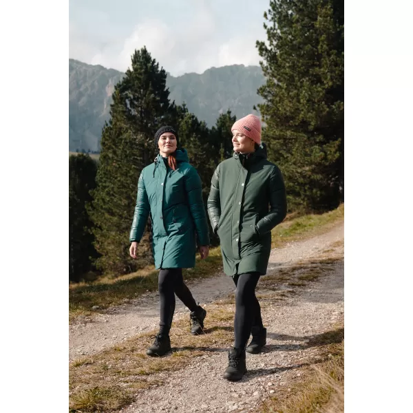  Дамско зимно палто NORDBLANC WARMHUG NBWJL8073 ТЪМНО ЗЕЛЕНО 