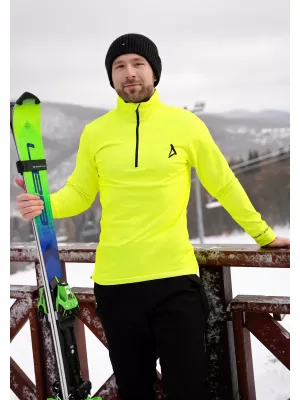 Мъжки премиум функционален термо суичър ALTISPORT VOJ/ALM000TER03 НЕОНОВО ЖЪЛТО