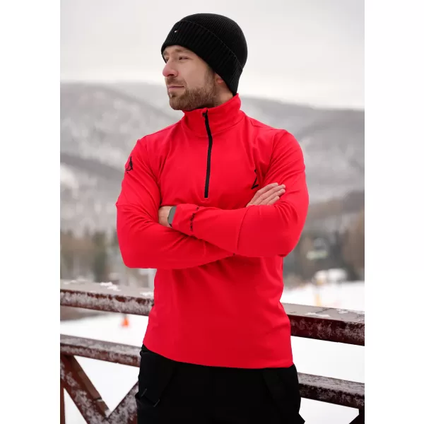  Мъжки премиум функционален термо суичър ALTISPORT VOJ/ALM000TER03 ЧЕРВЕНО 