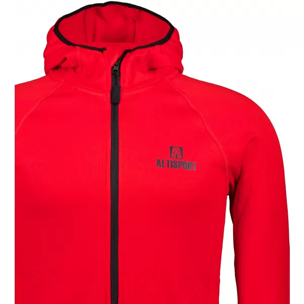  Мъжки функционален спортен суичър ALTISPORT ALM006417 ЧЕРВЕНО 