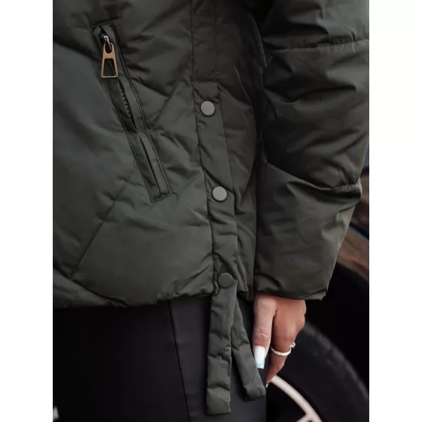  Дамско яке DSTREET MODIVA TY4727 ЗЕЛЕНО 