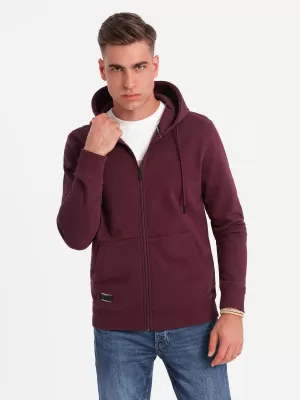 Мъжки суичър OMBRE OM-SSBZ-0160 MAROON