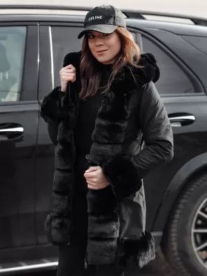 Палто DSTREET FURRWINT TY4772 ЧЕРНО