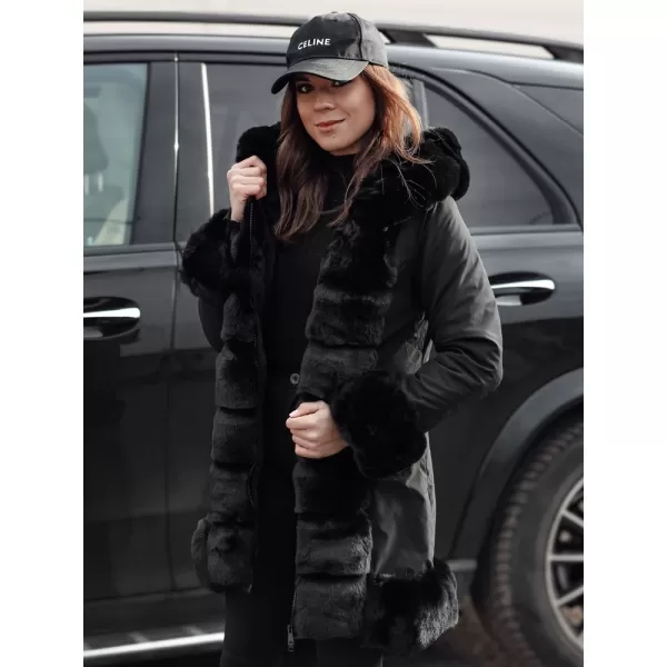  Палто DSTREET FURRWINT TY4772 ЧЕРНО 