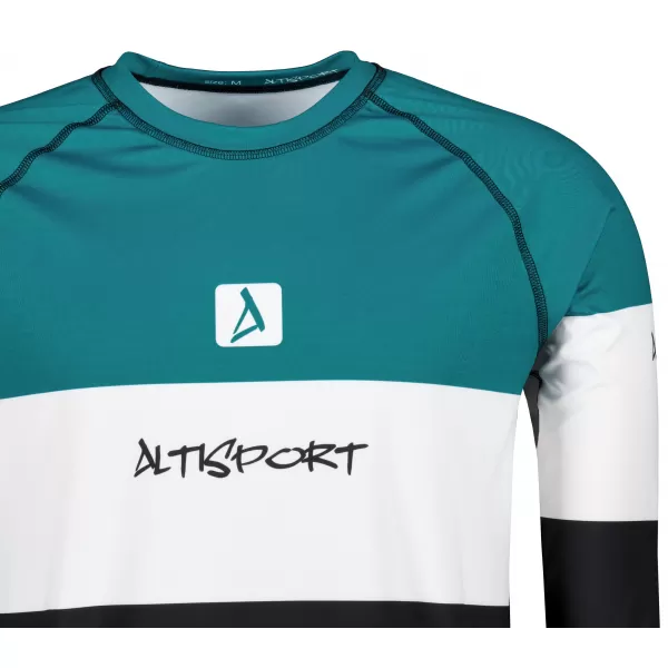  Премиум мъжка термо тениска с дълъг ръкав ALTISPORT VOJ/ALM051TER01 КЕРОСИН/ЧЕРЕН 