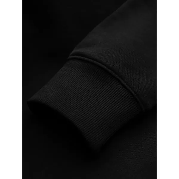 Мъжки суичър OMBRE OM-SSBN-0175 ЧЕРНО 