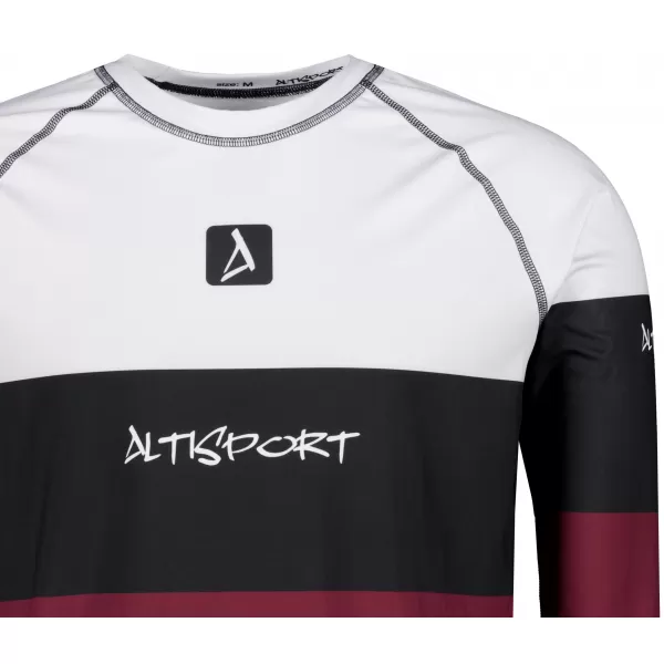  Премиум мъжка термо тениска с дълъг ръкав ALTISPORT VOJ/ALM051TER01 БОРДО 