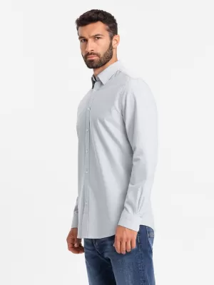 Риза OMBRE OM-SHOS-0172 СИНЬО