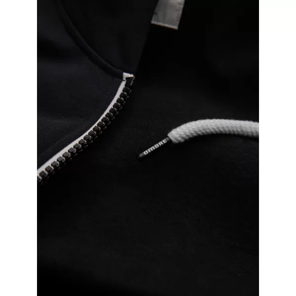  Мъжки суичър OMBRE OM-SSBZ-0178 ЧЕРНО 