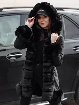 Палто DSTREET FURRWINT TY4772 ЧЕРНО