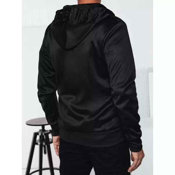  Мъжки суичър DSTREET bx5858 ЧЕРНО 