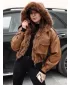 Дамско яке DSTREET SOFTREBEL TY4761 КАРАМЕЛ