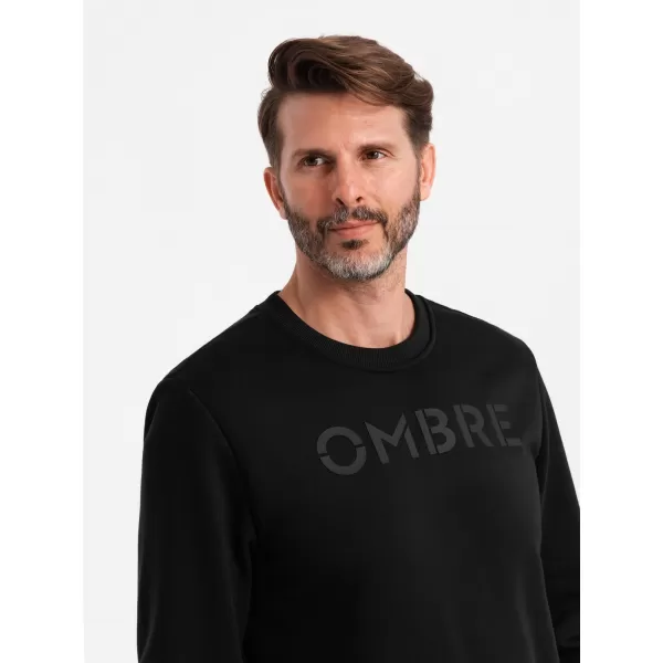  Мъжки суичър OMBRE OM-SSPS-0181 ЧЕРНО 