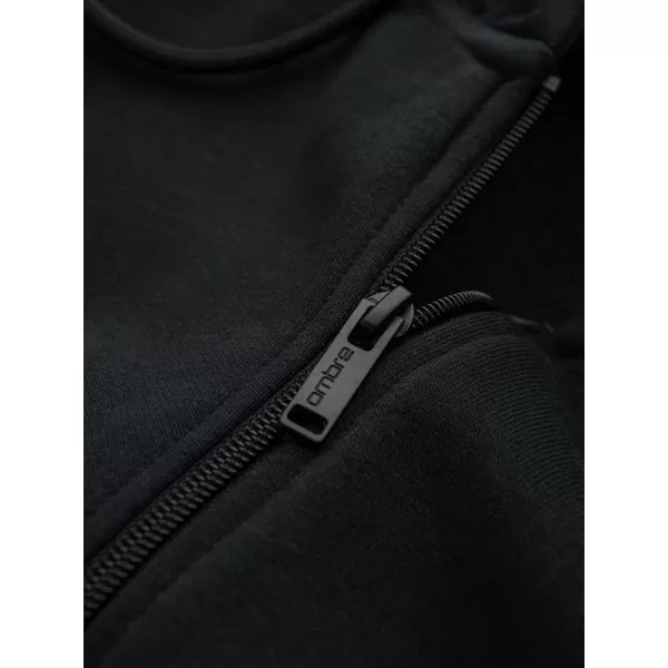  Мъжки суичър OMBRE OM-SSBZ-0160 ЧЕРНО 