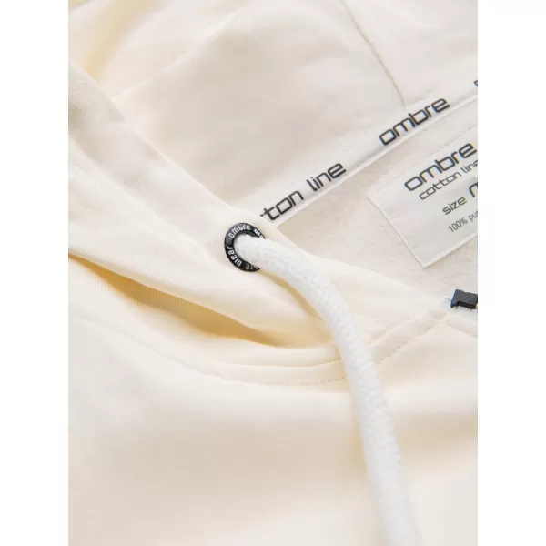  Мъжки суичър OMBRE OM-SSBZ-0178 КРЕМ 