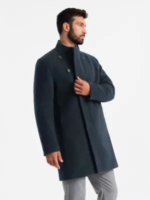 Мъжко палто OMBRE OM-COWC-0120 ТЪМНО СИНЬО