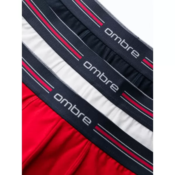  Къси панталони OMBRE OM-UNBO-0109 3 PACK MIX БЯЛ 