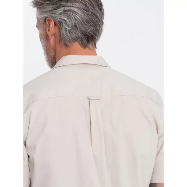  Риза OMBRE OM-SHSS-0168 КРЕМ 