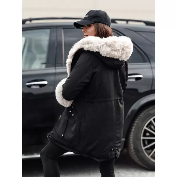  Палто DSTREET CHARMFUR TY4771 ЧЕРНО 