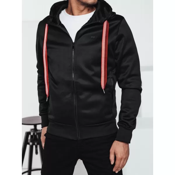  Мъжки суичър DSTREET bx5858 ЧЕРНО 