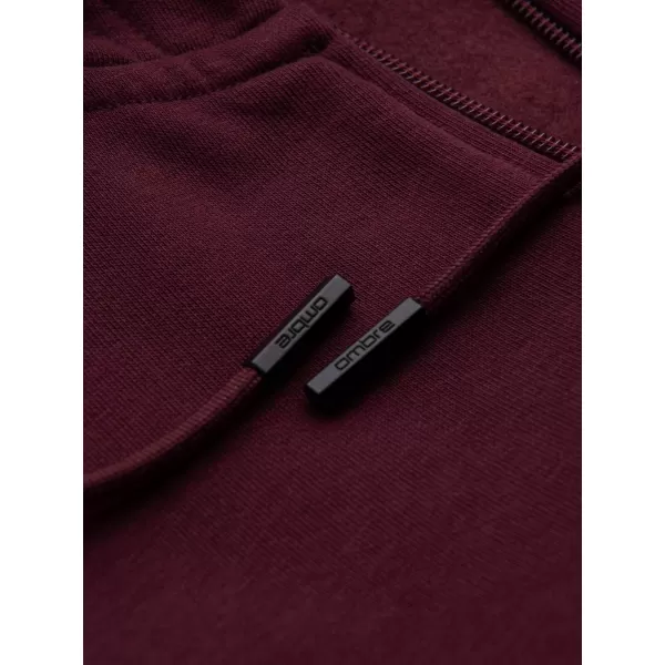  Мъжки суичър OMBRE OM-SSBZ-0160 MAROON 