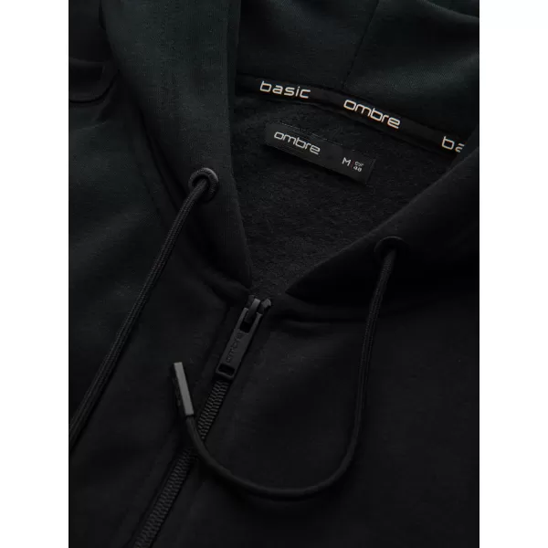  Мъжки суичър OMBRE OM-SSBZ-0160 ЧЕРНО 