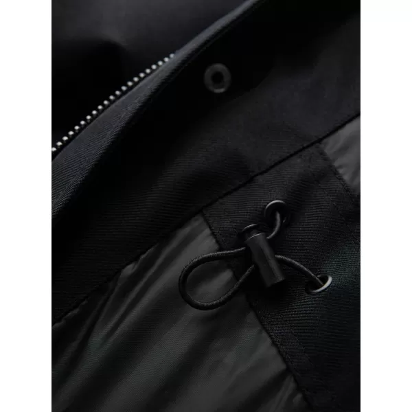  Мъжко зимно яке OMBRE OM-JALJ-0182 ЧЕРНО 