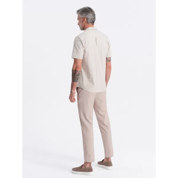  Риза OMBRE OM-SHSS-0168 КРЕМ 