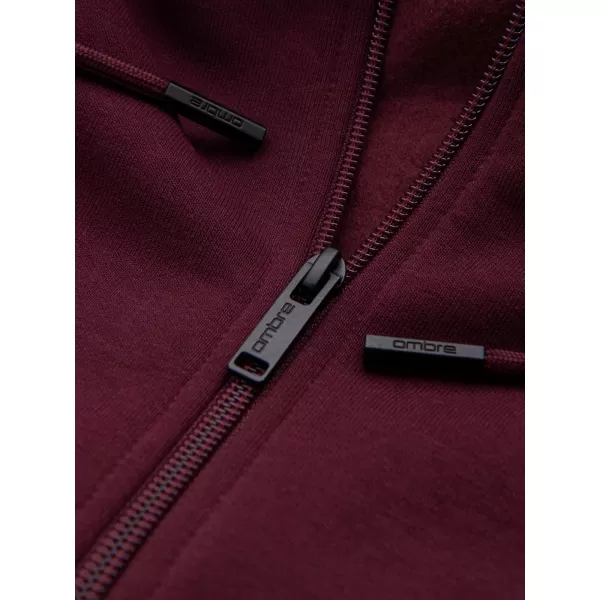  Мъжки суичър OMBRE OM-SSBZ-0160 MAROON 