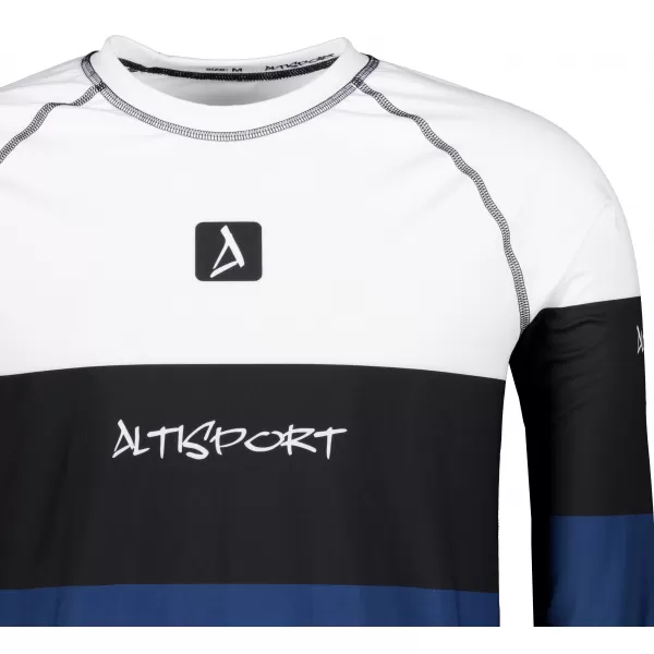  Премиум мъжка термо тениска с дълъг ръкав ALTISPORT VOJ/ALM051TER01 БЯЛО СИНЬО 