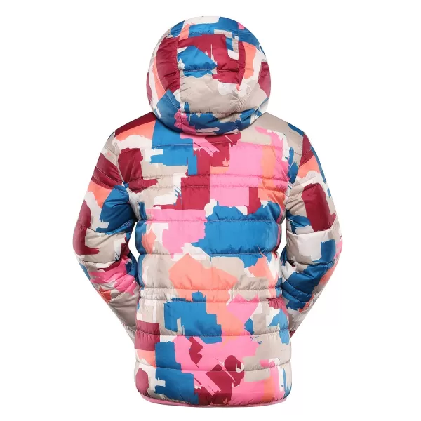  Детско двустранно яке Hi-Thherm ALPINE PRO DOUWO KJCD336 РОЗОВО 