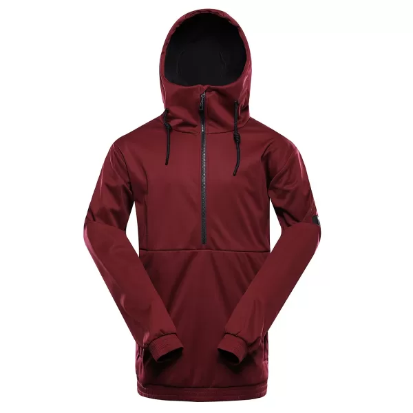  Мъжко скиорско софтшел яке ALPINE PRO JARG MJCD699 РОЗОВО ДЪРВО 