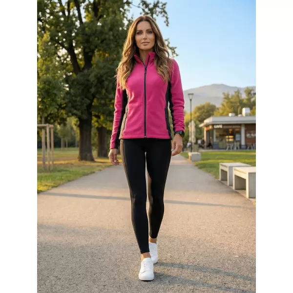  Дамски поларен суичър ALTISPORT NoPrint NP/ALW825 МАГЕНТА 
