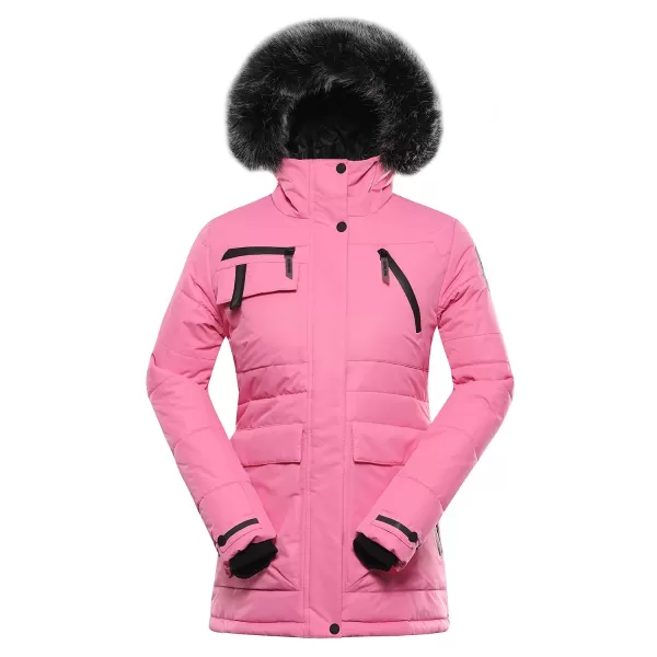  Дамско яке ALPINE PRO WERDA LJCD644 РОЗОВО 