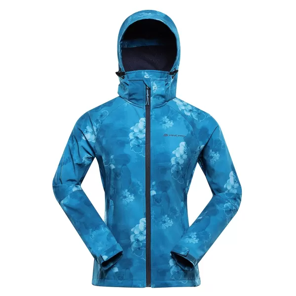  Женско яке за софтуер ALPINE PRO HOORA LJCC590 СИНЬО 