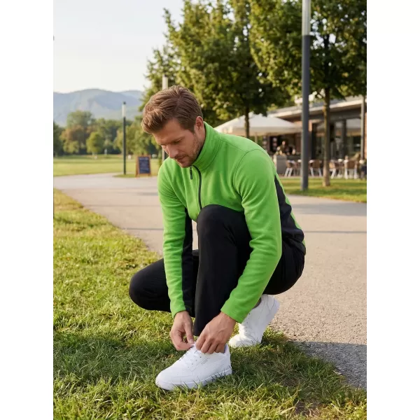  Мъжки суичър за руно ALTISPORT NoPrint NP/ALM725 APPLE GREEN 