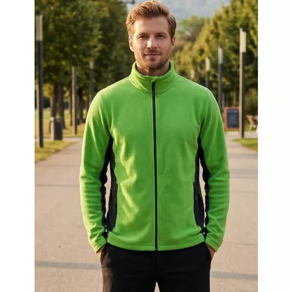  Мъжки суичър за руно ALTISPORT NoPrint NP/ALM725 APPLE GREEN 