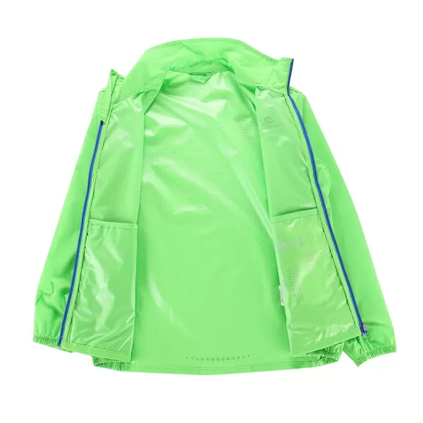  Бебе ултра -светлинно яке ALPINE PRO SPINO KJCC319 ЗЕЛЕНО 