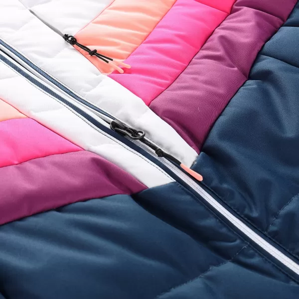  Женско перо ски яке ALPINE PRO FEEDRA LJCB604 СИНЬО 