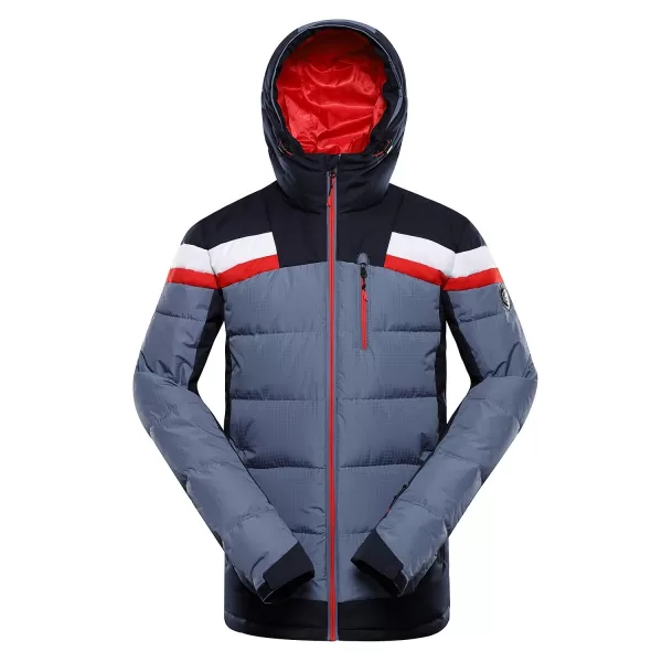  Мъжко ски яке с пух ALPINE PRO FERER MJCD697 СИНЬО 