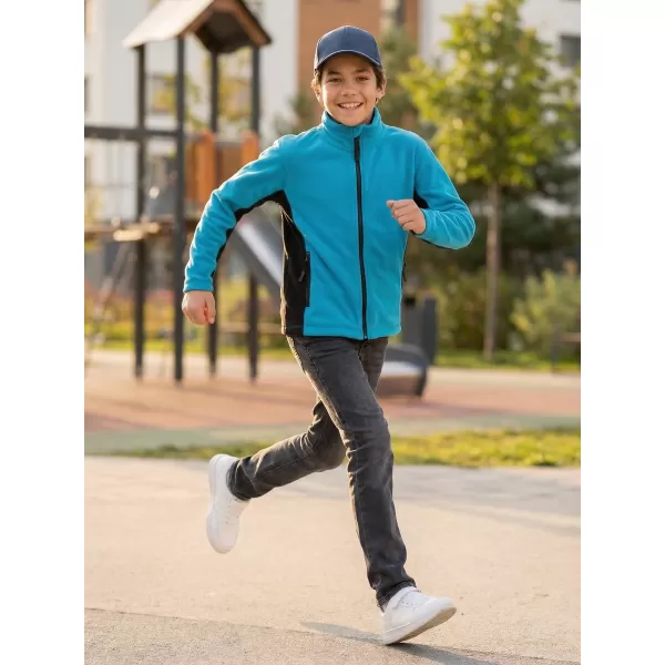  Детски поларен суичър ALTISPORT NoPrint NP/ALK925 ТЮРКОАЗ 