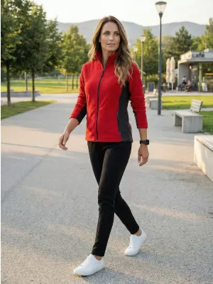 Дамски поларен суичър ALTISPORT NoPrint NP/ALW825 ЧЕРВЕНО