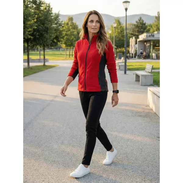  Дамски поларен суичър ALTISPORT NoPrint NP/ALW825 ЧЕРВЕНО 