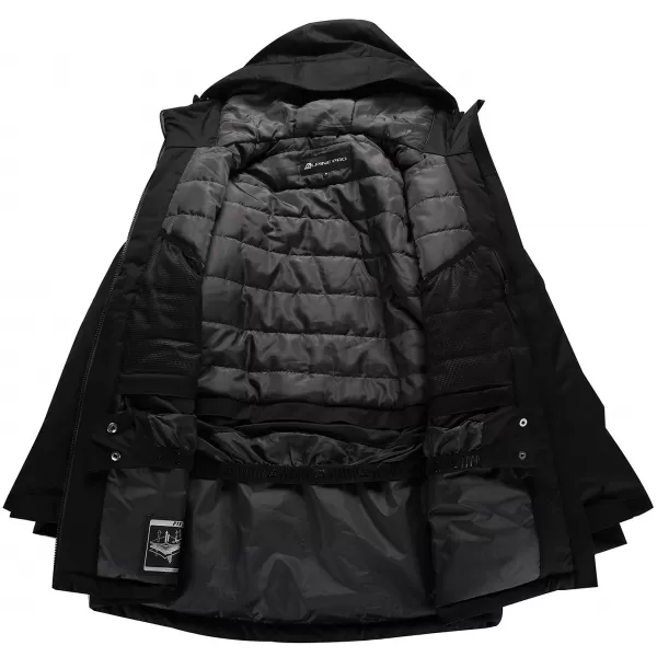  Дамско ски яке ALPINE PRO GARGA LJCD657 ЧЕРНО 