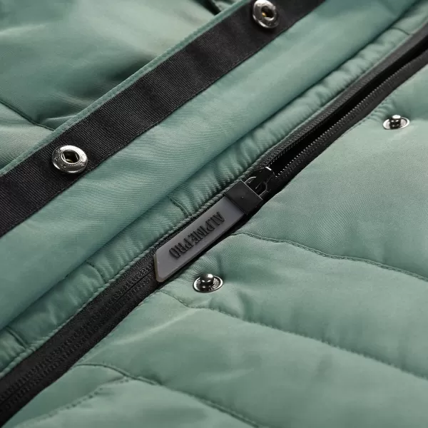  Дамско яке ALPINE PRO WERDA LJCD644 ЗЕЛЕНО 